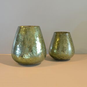 Vase / Windlicht grün